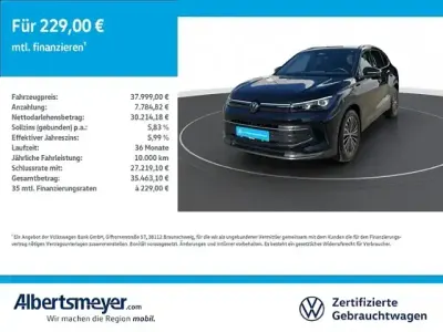 Gebraucht VW Tiguan Goal 150 PS (110 kW) 2025 Schwarz SUV
