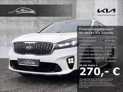 Gebraucht Kia Sorento GT-Line 200 PS (147 kW) 2019 Swp) snow white pearl met (weiss SUV