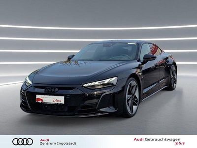 Schwarz metallic Gebraucht 2023 Audi e-tron GT quattro Comfort Limousine | 75.890 €
