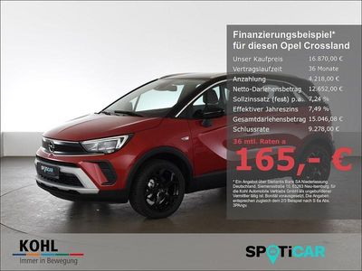 Gebraucht Opel Crossland Elegance 110 PS (80 kW) 2023 Rot SUV