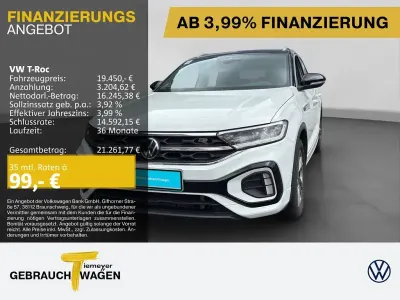 Gebraucht VW T-Roc Active 110 PS (80 kW) 2023 Weiß SUV