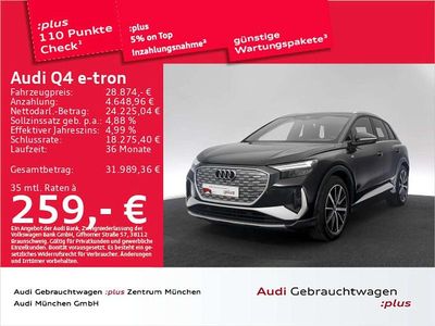 Gebraucht Audi Q4 e-tron Ambiente 125 kW (170 PS) 2022 Mythosschwarz metallic SUV