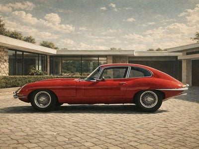 Second-hand Jaguar E-Type 264 CP (194 kW) 1967 Roșu