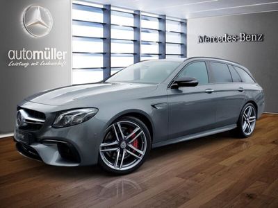 gebraucht Mercedes E63S AMG AMG4M+ T AHK+Sitzklima+360°+PerfAbg+StdH