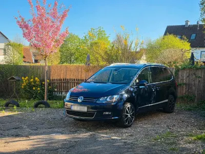 Occasion VW Sharan 180 ch (132 kW) 2015 Bleue Monospace
