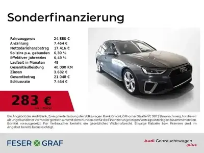 Gebraucht Audi A4 S-Line 204 PS (150 kW) 2023 Daytonagrau perleffekt Kombi