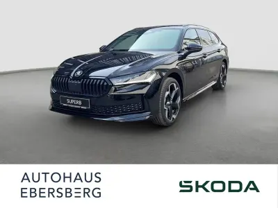Neu Skoda Superb Sport 193 PS (141 kW) 2026 Schwarz Kombi