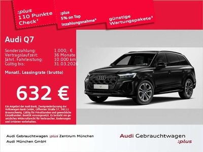 Schwarz Gebraucht 2025 Audi Q7 S-Line SUV | 68.091 € (Fairer Preis)