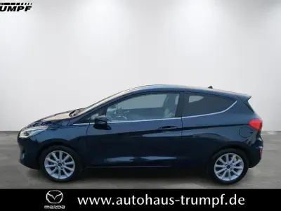 Gebraucht Ford Fiesta Titanium 101 PS (74 kW) 2018 Blau Kleinwagen