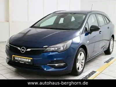 Gebraucht Opel Astra Edition 110 PS (80 kW) 2021 Blau Kombi