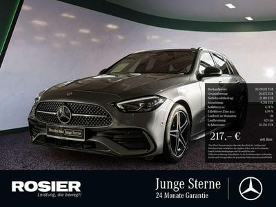 Gebraucht Mercedes C200 AMG 163 PS (119 kW) 2023 Grau / selenitgrau Kombi