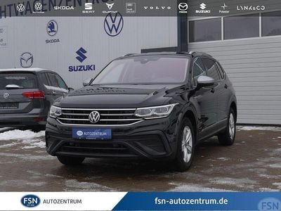 Gebraucht VW Tiguan Allspace Life 150 PS (110 kW) 2022 Schwarz SUV
