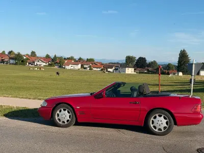 Gebraucht Mercedes SL500 320 PS (235 kW) 1997 Rot Cabrio