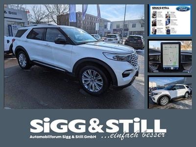Gebraucht Ford Explorer Hybrid Platinum 457 PS (336 kW) 2021 Starweiß metallic SUV