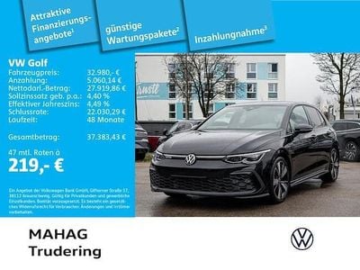 Gebraucht VW Golf VIII GTD 200 PS (147 kW) 2024 Schwarz Limousine