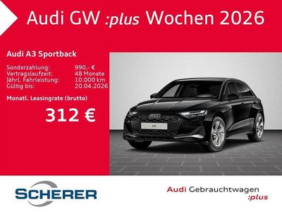 Gebraucht Audi A3 Advanced Plus 204 PS (150 kW) 2025 Mythosschwarz metallic Limousine
