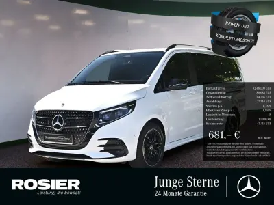 Gebraucht Mercedes V300 Exclusive 237 PS (174 kW) 2025 Weiss / bergkristallweiß Van / Kleinbus