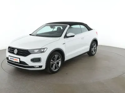 Gebraucht VW T-Roc Cabriolet R-line 150 PS (110 kW) 2021 Weiß Cabrio