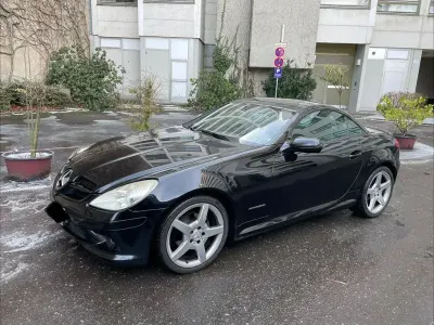 Second-hand Mercedes SLK200 163 CP (119 kW) 2006 Negru Cabrio