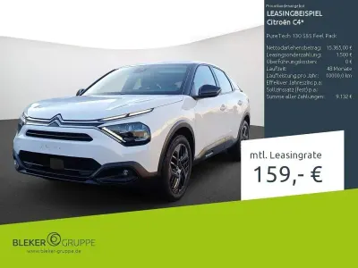 Gebraucht Citroën C4 Feel 131 PS (96 kW) 2023 Weiß Limousine