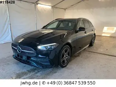 Second-hand Mercedes C300e AMG line 313 CP (230 kW) 2022 Negru Berlinǎ