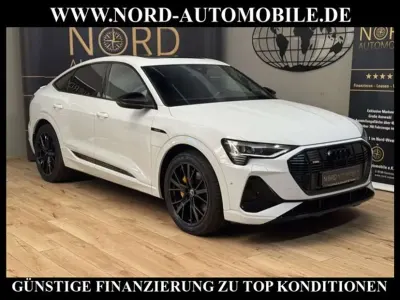 Gebraucht Audi e-tron Sportback Black Edition 300 kW (408 PS) 2022 Weiß SUV