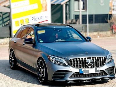 gebraucht Mercedes C220 AMG MATT 360 4MATIC PANORAMA BURMEISTER AMBIENTE