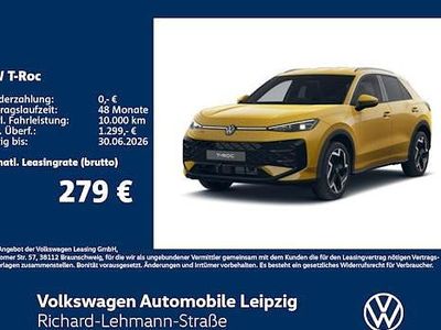Novo VW T-Roc R-line 150 HP (110 kW) 2025 Amarelo SUV