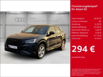 Gebraucht Audi Q2 S-Line 150 PS (110 kW) 2024 Mythosschwarz metallic SUV