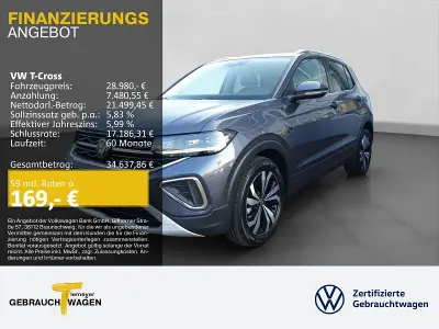 Neu VW T-Cross Style 116 PS (85 kW) 2026 Grau SUV