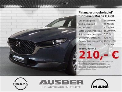 Gebraucht Mazda CX-30 Selection 122 PS (89 kW) 2021 Grau SUV
