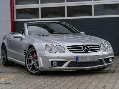 Gebraucht Mercedes SL55 AMG AMG 550 PS (404 kW) 2007 Silber Cabrio
