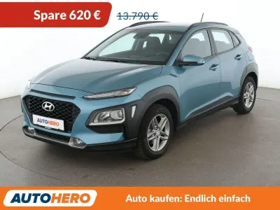 Gebraucht Hyundai Kona Select 120 PS (88 kW) 2019 Blau SUV