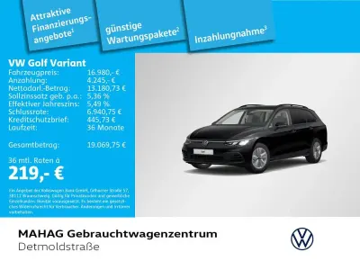 Gebraucht VW Golf VIII Life 116 PS (85 kW) 2022 Schwarz Kombi