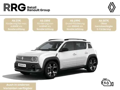 Ny Renault 4 E-Tech Komfort 77 kW (106 HK) 2026 Hvid SUV