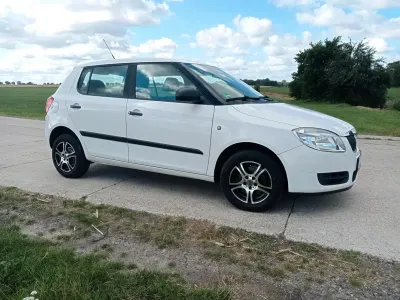 Gebraucht Skoda Fabia 60 PS (44 kW) 2009 Weiß Kleinwagen