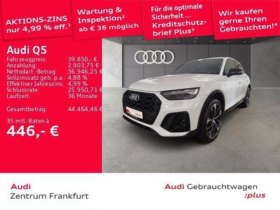 Gebraucht Audi Q5 S-Line 367 PS (269 kW) 2023 Gletscherweiß metallic SUV