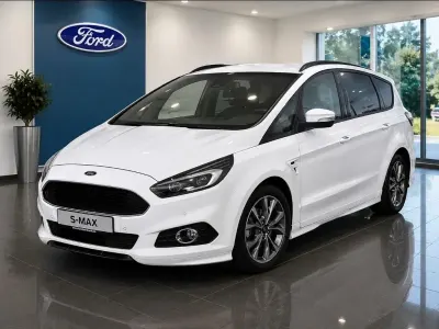 Gebraucht Ford S-MAX ST-Line 165 PS (121 kW) 2019 Weiß Van / Kleinbus