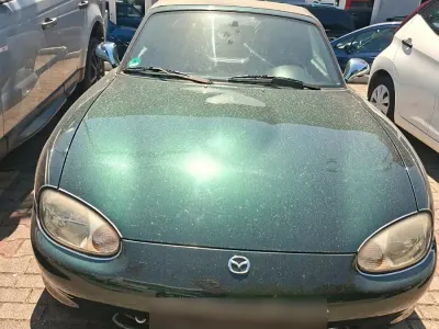 Gebraucht Mazda MX5 110 PS (80 kW) 1998 Grün Cabrio