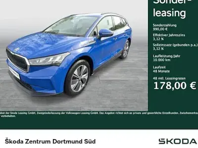 Brugt Skoda Enyaq iV Loft 250 kW (340 HK) 2023 Blå SUV
