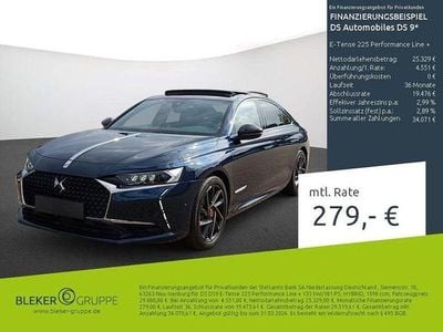 Blau Gebraucht 2022 DS Automobiles DS9 Performance Line Plus Limousine | 29.770 €