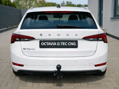 Gebraucht Skoda Octavia G-TEC Style 131 PS (96 kW) 2021 Weiß Limousine