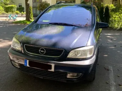 Gebraucht Opel Zafira Elegance 125 PS (91 kW) 2002 Blau Van / Kleinbus