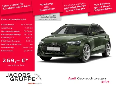 Occasion Audi A3 Performance 204 PK (150 kW) 2025 Groen Sedan