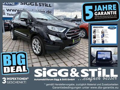 Brugt Ford Ecosport Titanium 125 HK (91 kW) 2022 Sort SUV