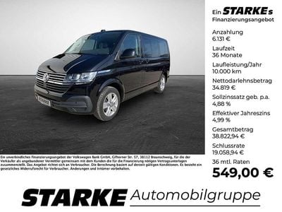 Usata VW T6.1 Comfortline 150 CV (110 kW) 2020 Nero Furgone