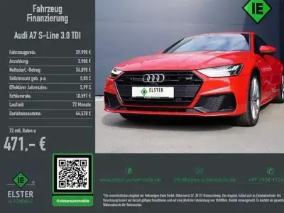 Gebraucht Audi A7 Sportback S-Line 286 PS (210 kW) 2019 Rot Kleinwagen