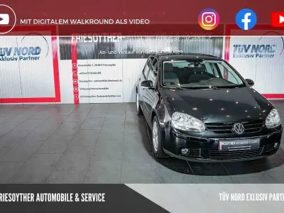 Gebraucht VW Golf V United 80 PS (58 kW) 2008 Schwarz Kleinwagen