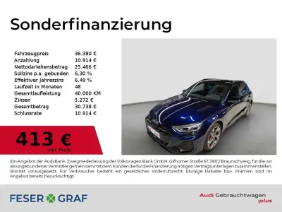 Gebraucht Audi A3 S-Line 272 PS (200 kW) 2025 Navarrablau metallic Limousine