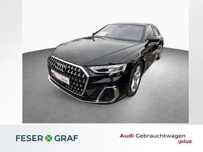 Mythosschwarz metallic Gebraucht 2023 Audi A8 Ambiente Limousine | 57.890 € (Superpreis)